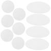 PAMINGONO Plant Fibre Moisture Absorber Sheets 100pcs 5cm round Desiccant Discs Food-grade Drying Sheets for Sealing Jars Biscuit and Chip Storage Household Moisture Control view 1