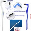 4PCS Tartar Remover Tooth Stain Eraser, Teeth Polishing/Cleaning Kit Removes Plaque & Impurities (White & Blue view 4