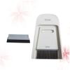 Healvian 2pcs Desktop Dustpan and Mini Broom Practical Household Multifunctional Cleaning for Home Office Grayish view 2