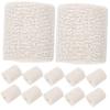 KOMBIUDA 12pcs Plaster Cloth Rolls Hand-Painted Gauze Strips for Craft White Plaster Wrap Bandages Rolls for DIY Scenery Mold and Hobby Crafts view 1