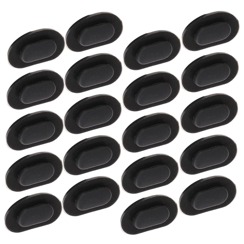 Anneome 40pcs Glasses Repair Nose Pads Eyeglasses Nose Cushion Pads Non Slip Glasses Grips Includes for Eyeglass Repair Kit