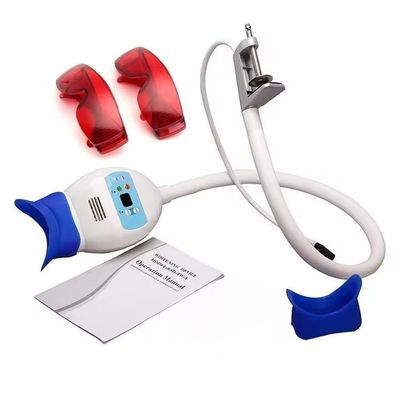 Cold Light Teeth Whitening Machine Desk Mounted Adjustable Portable Tooth Bleaching Lamp with 2pcs Red Glasses