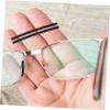 Gogogmee 4pairs Glasses Ear Grip Temple Tips Non-skid Silicone Eyeglasses Grips Silicone Ear Hooks for Daily Glasses Retainer Portable view 3