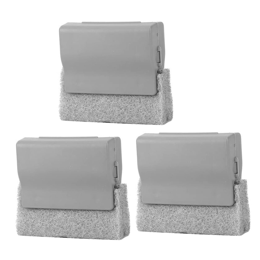 Hoement 3pcs Window Slot Cleaning Brush Window Groove Cleaner Gaps Brush for Kitchen Slot Cleaning
