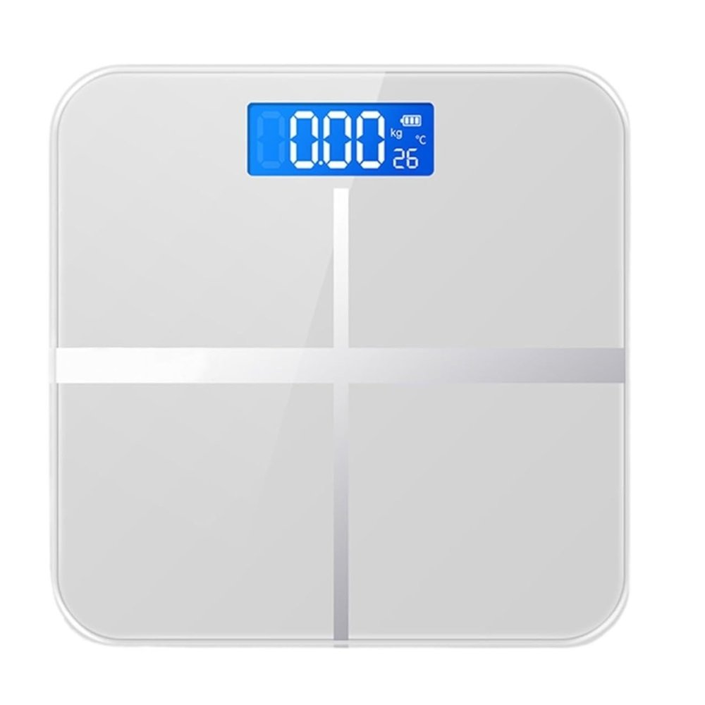 AMYSTY Bathroom Scale Scales for Body Weight Digital Smart Bathroom Scale Household Electronic Scale Weight Scale Body Scale Weighing Scale Weight Scale(Silver)