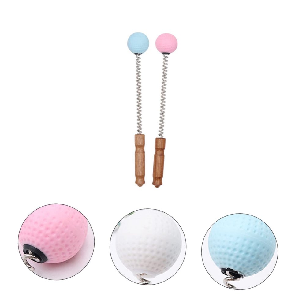 KOMBIUDA Meridians Massage Hammer 2pcs Set Handheld Multi-Purpose Body Massager for Neck and Back Pain Relief Home Health Tool Relaxing Muscle Therapy Random Color
