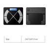AMYSTY Bathroom Scale Scales for Body Weight Scales For Body Weight Body Fat Scale Electronic Digital Scale Floor Bathroom Scale Weighing Scale Weight Scale view 2
