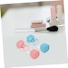 Anneome 5Pcs Portable Lens Case Holder Plastic Storage Case for Contact Lenses, Lenses Organiser Box for Travel Trip Work view 2