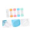 Anneome 5Pcs Portable Lens Case Holder Plastic Storage Case for Contact Lenses, Lenses Organiser Box for Travel Trip Work view 3
