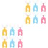 Healeved 12pcs Boys and Girls U-Shape Toothbrushes Handheld Tooth Cleaning Manual Toothbrushes for Boy Girl Oral Care Random Color view 1