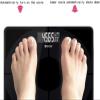 AMYSTY Bathroom Scale Scales for Body Weight Digital Body Weight Bathroom Scale Weighing Digital Electronic Scales With LCD Display Weighing Scale Weight Scale view 3