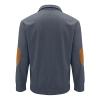 Rrongwn Cord Sweatshirt Men's Stand-Up Collar Button Pullover with Pocket Long Sleeve Shirt with Turtleneck Lightweight Cotton Pullover Casual Loose Tops Breathable Functional Shirt, blue, XL view 4