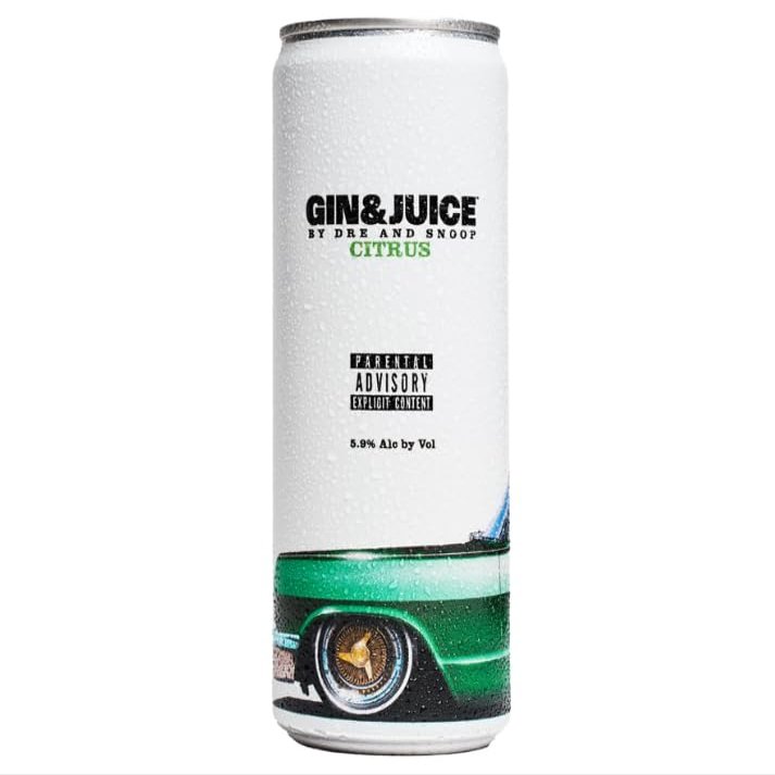 Gin And Juice by Dre & Snoop, 250ml (Pack of 12) (Citrus)