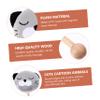 BCOATH Massage Hammer Body Massage Tool Handheld Plush Knocking Stick Portable Body Knocking Massager for Neck Shoulder Back Relaxation and Meridian Therapy (Bear Design view 2