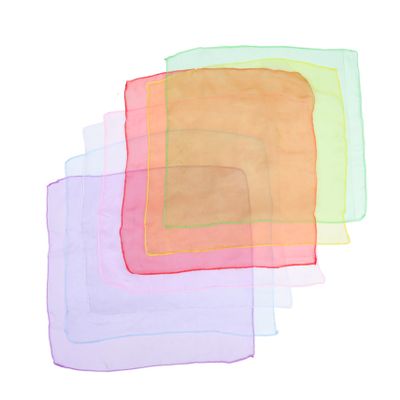 BESTYASH 7pcs Women Scarves Sun Protection Towel for Face Silk Scarves for Beach Outdoor Activities