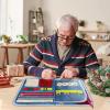 Fidget Blanket for Dementia - Comforting Activity Pad Versatile Fidget Book | Alzheimers Products Blanket | Dementia Fidget Blanket for Adults | Memoryy Decline Elder Training Blanket view 4