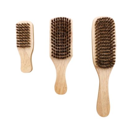 HONMEET 3pcs Double-sided Beard Brush for Men Mustache Grooming Shampoo Brush for Beard Care