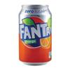 Fanta Zero Orange Cans - 330ml (Case 24) view 1