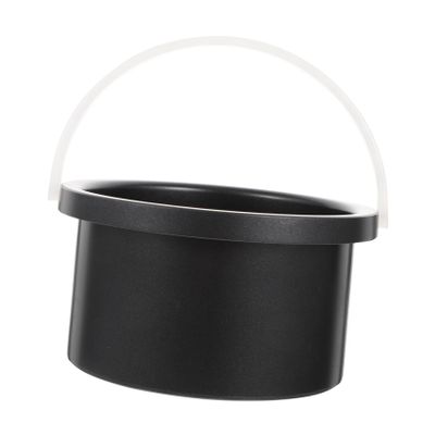 Beatifufu Wax Melting Inner Pot Replacement Bowl for Hair Removal Waxing Warmer, Black Aluminum Wax Heat Melting Container Suitable for Home and Professional Use