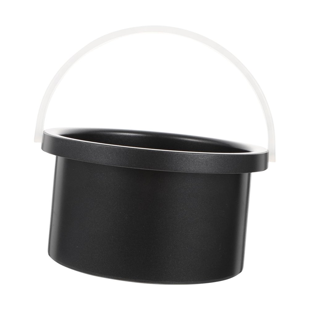 Beatifufu Wax Melting Inner Pot Replacement Bowl for Hair Removal Waxing Warmer, Black Aluminum Wax Heat Melting Container Suitable for Home and Professional Use