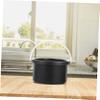 Beatifufu Wax Melting Inner Pot Replacement Bowl for Hair Removal Waxing Warmer, Black Aluminum Wax Heat Melting Container Suitable for Home and Professional Use view 3