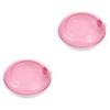 Healvian 2pcs Portable Rotating Denture Case Denture Storage Box Box for Teeth Retainers Small Storage Lid for Daily Use view 1