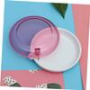 Healvian 2pcs Portable Rotating Denture Case Denture Storage Box Box for Teeth Retainers Small Storage Lid for Daily Use view 4