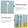 Anneome 2pcs Healthy Material Boys and Girls Toothbrush Year Olds Boy Girl's Oral Care Non-Shedding Brush Head view 3