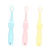 COLLBATH 3pcs Cartoon Hippopotamus Boys and Girls Toothbrush Set Extra Soft Toothbrush for Years Old view 1
