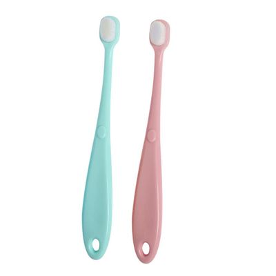 COLLBATH 2pcs Boys and Girls Toothbrush Oral Care Brush Soft Bristles for Toddlers Years Boy Girl Shower Use Handle