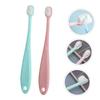 COLLBATH 2pcs Boys and Girls Toothbrush Oral Care Brush Soft Bristles for Toddlers Years Boy Girl Shower Use Handle view 4