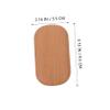COLLBATH Box Portable Case for Eye Care Kit Holder Leather Wood Grain Design for Daily Use and Storage view 2