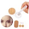 COLLBATH Box Portable Case for Eye Care Kit Holder Leather Wood Grain Design for Daily Use and Storage view 4