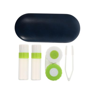 COLLBATH Creative Glasses Storage Case Hard Shell Eyeglass Box Blue Storage Box for Glasses and Lenses for Daily Use and Travel