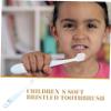 Healvian Children Toothbrush with Bucket for Comprehensive Cleaning, Soft Supple Bristles, Safe for Boys and Girls Teeth, White Manual Tooth Brush for Daily Oral Care view 2