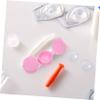 COLLBATH 14pcs Portable Lenses Case Double Flip Cover Contact Lenses Organizer Storage Holder for Travel and Daily Use view 2
