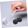 COLLBATH 14pcs Portable Lenses Case Double Flip Cover Contact Lenses Organizer Storage Holder for Travel and Daily Use view 4