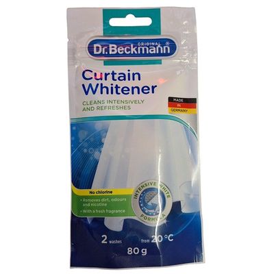 Dr. Beckmann Curtain Whitener Clean Intensively & Refresh 2416-80g for 2 washes