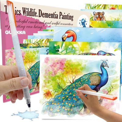 Watercolor Paper Painting Dementia Activities for Adults - Dementia Aids