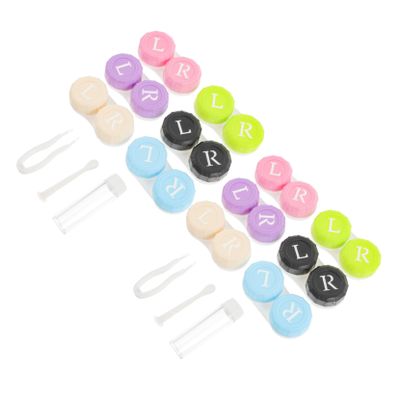 Anneome Men Lens Case Cover Portable Storage Box Light Blocking Sealing Contact Lenses Case