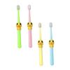 COLLBATH 4pcs Childrens Cartoon Bristle Toothbrush Set Soft Bristles Kids Tooth Cleaning Tool Ages 2-10 Baby Toothbrush Animal Design for Daily Oral Care view 1