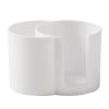 Huvqianu Cotton Swab Container - Cotton Rounds Dispenser Double Hole Qtip Dispenser - Cotton Pad Dispenser, Cotton Pad Holder, Floss Pick Holder for Cotton Swab, Bedroom view 1