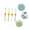 Anneome 4pcs Soft Bristle Kids Toothbrush Set with Cartoon Animal Design for Ages 2-10, Multi-Color Childrens Oral Hygiene Tool view 2