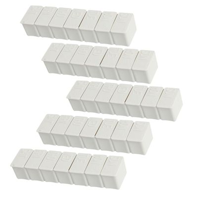 Anneome 5pcs Mini Pill Box Weekly Container for Storage Days Braille Case Medicine Storage Box Organiser Tablet Holder Medicine