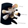 KOMBIUDA Triangle Natural Horn Guasha Scraper Board for Body and Skin Massage, Easy to Carry Muscle Relief Tool, Nourishes Skin, for Relaxation and Therapy view 2