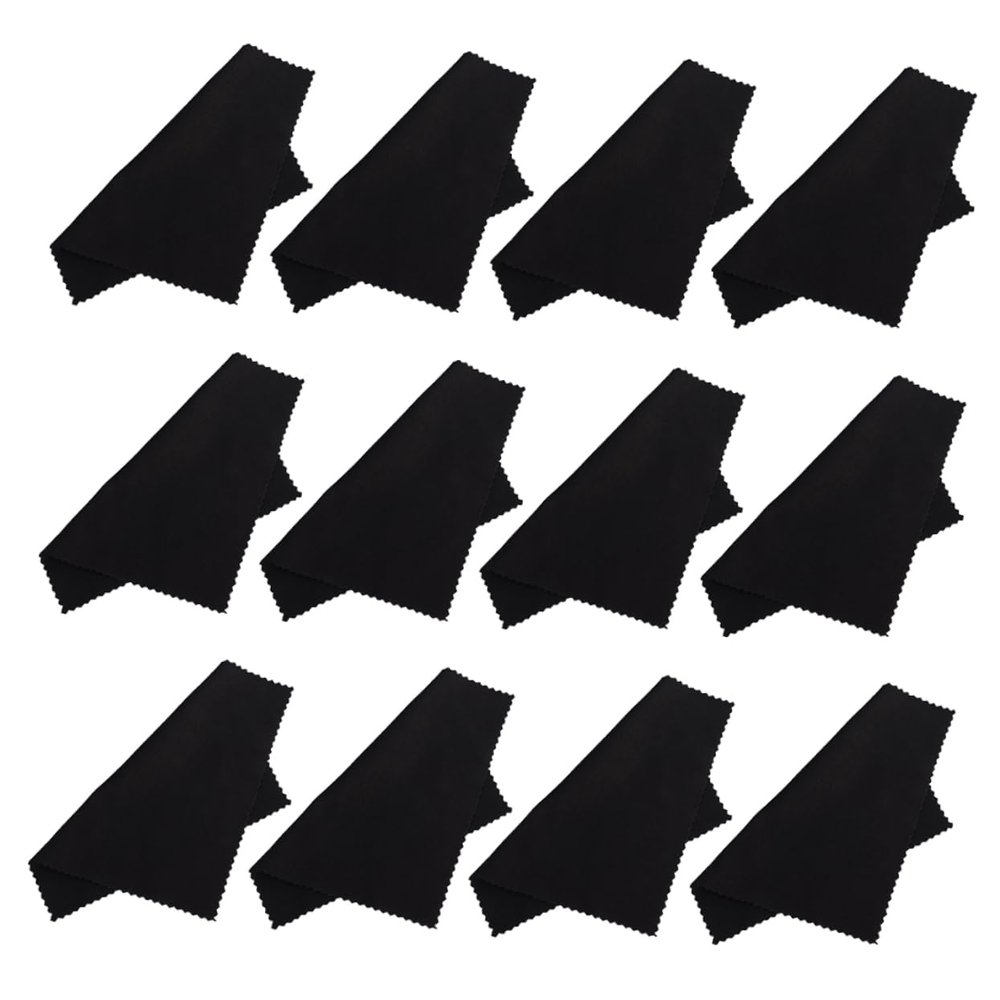 Anneome 50pcs Microfibre Cleaning Cloth Lens Cleaning Kit Glasses Wiping Cloth Jewelry Car Interior Wipes