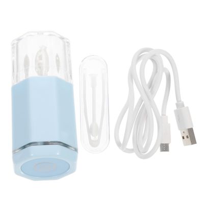 KOMBIUDA Electric Cleaner for Contacts Lens Useful Automatic Lenses Cleaning Machine for Spectacle Cleaner Capacity