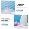 KOMBIUDA Electric Rotary Lens Cleaning Machine for Contacts Lenses Cleaner Portable Automatic Cleaner Built Fan for Glasses Cleaning view 4