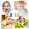 HAPINARY 12pcs Boy Girl Finger Brush Boys and Girls Oral Care Tool Soft Silicone Single Tuft Toothbrush Travel-Sized Brush for Toddlers view 2