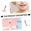 Anneome Silicone Boys and Girls Toothbrush Cartoon Penguin Toothbrush Boy Girl Tongue Cleaner Gentle Gums Easy to Clean Oral Environment view 2